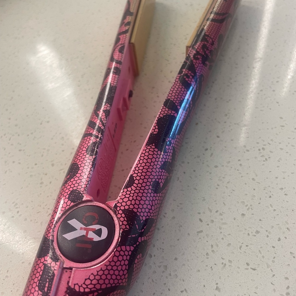 CHI Pink and Black Flat Iron